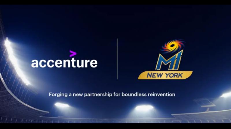 The Accenture logo will be visible on the front of MI New York match and training jerseys.  The Accenture logo will be visible on the front of MI New York match and training jerseys.