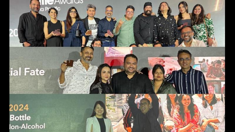 The Womb (top), McCann (centre) and Ogilvy at The APAC Effies 2024