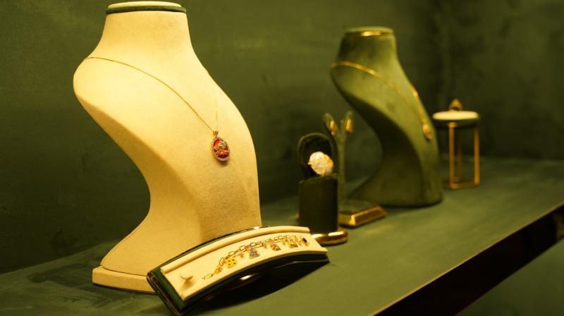 Pieces from Solitario's Tom & Jerry collection on display at the Solitario and Warner Brothers Discovery launch.