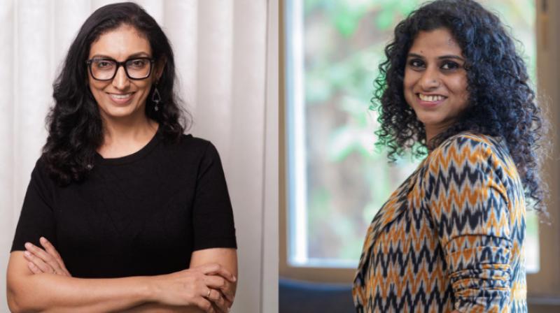 Shveta Mehra (left) and Neha Kandalgaonka