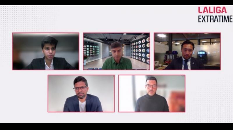 Clockwise from top left: Yugansh Parikh, Rajah Chaudhry, Ryo Takahashi, Aneesh S. Madani and Roger Brosel