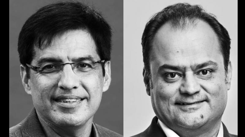 Sumit Virmani (left) and Shubhranshu Singh