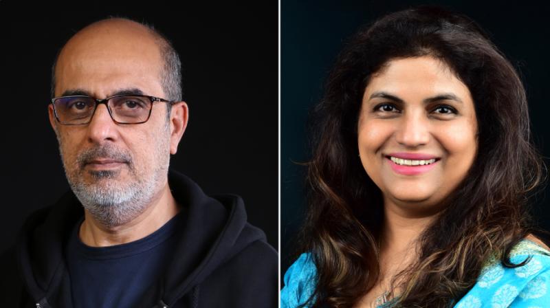 Rasheed Sait (left) and Neha Lobo Rasheed Sait (left) and Neha Lobo