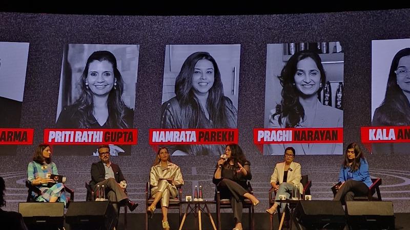 From left: Shaili Chopra, Siddharth Sharma, Priti Rathi Gupta, Namrata Parekh, Prachi Narayan and Kala Anand
