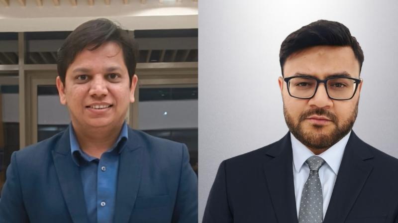 Nitin Kediyal (left) and Rohit Shukla