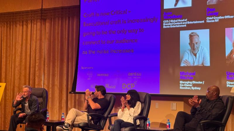 From left: Michael Ritchie, Dan Lucey, Umma Saini and Juan Woodbury