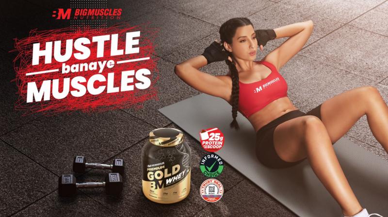 Nora Fatehi for BigMuscles Nutrition