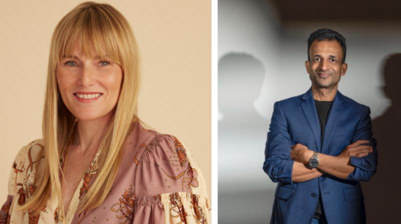 Amy Astley (left) and Sandeep Lodha