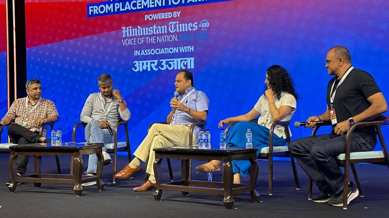 From left: Kartik Sharma, Ajit Varghese, Shubhranshu Singh, Rathi Gangappa and Satya Raghavan