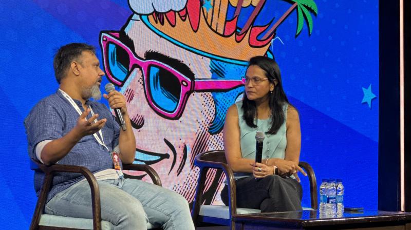 Vivek Anchalia (left) and Lulu Raghavan