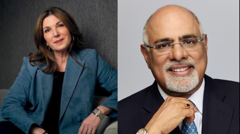 Jill Kramer (left) and Raja Rajamannar