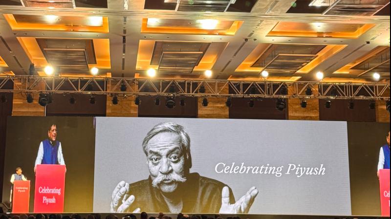 Piyush Goyal speaking at the event