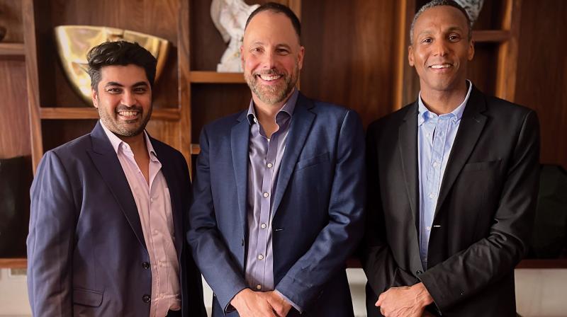 From left: Prashant Tekwani, David Shulman and Arthur Fullerton