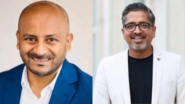 Kartik Mahadev (left) and Ashish Mishra