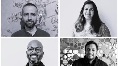 Clockwise from top left: Arjun Jetly, Neharika Awal, Monish Gupta and Arjun Jetly