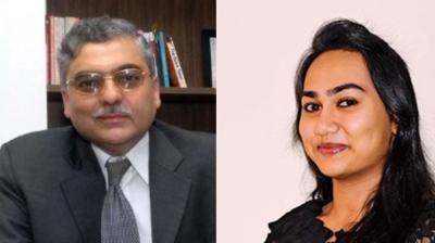 Ashish Bhasin (left) and Carol Goyal