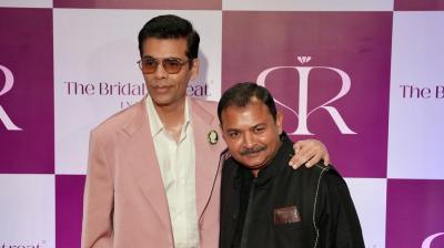 Karan Johar (left) and Samit Garg 