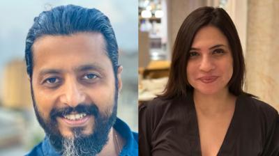 Ashish Chakravarty (left) and Kainaz Karmakar