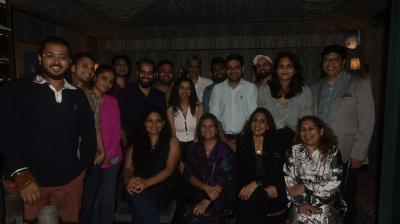 The attendees of the event