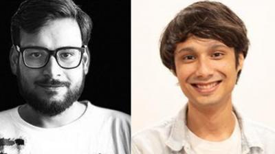 Ashish Gautam (left) and Udit Joshi