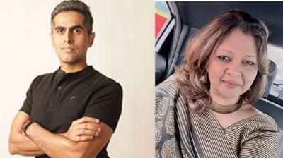 Harshil Karia (left) and Nisha Singhania