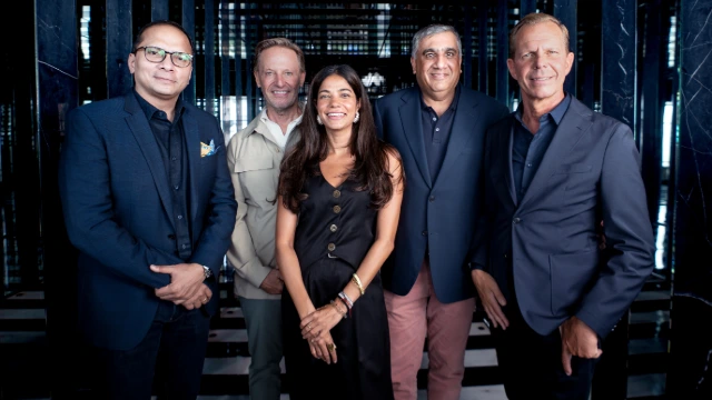 Left to Right: Rana Barua, Lionel Laval, Farah Khan, Sameer Tobaccowala and Christophe Pinguet