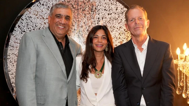 From left: Sameer Tobaccowala, Farah Lauren Khan, and Christophe Pinguet