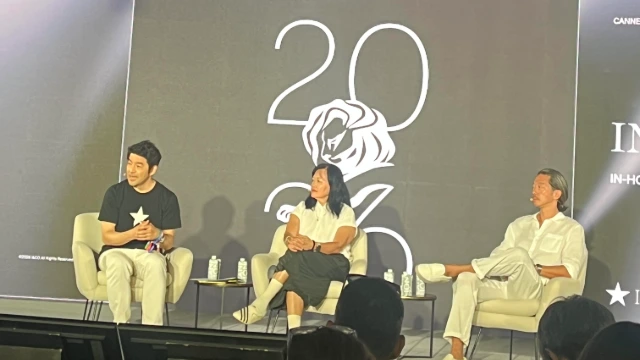 From left: Rei Inamoto, Judy John and David Lee