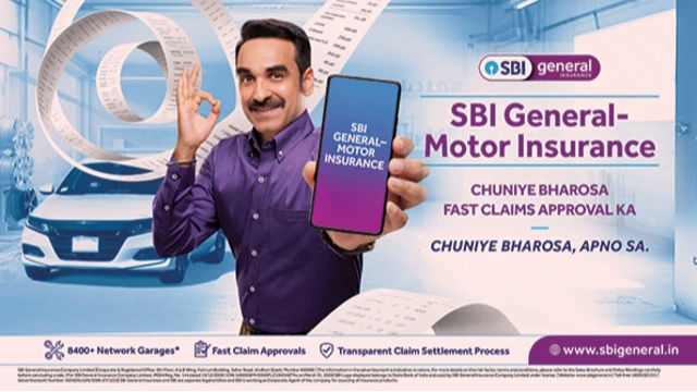 Pankaj Tripathi for SBI General Motor Insurance's campaign