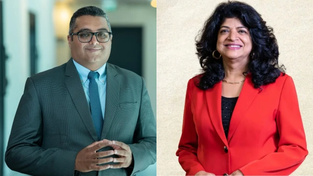 Janak Sarda and Nandini Dias