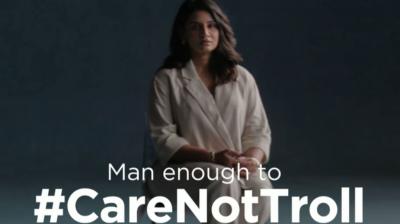 Dove Men + Care's '#CareNotTroll' campaign 