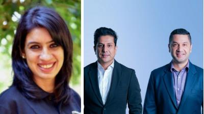 From left: Rubeena Singh, Siddharth Kelkar and Aditya Aima