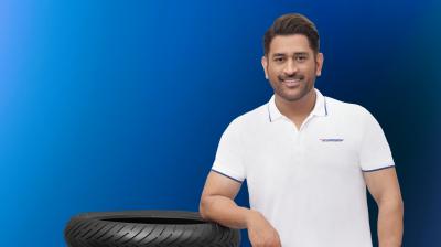 MS Dhoni for Eurogrip Tyres 