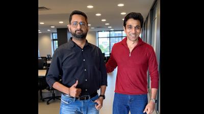 Himanshu Gupta (left) and Pratik Gandhi