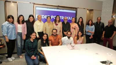 The panelists along with team Manifest at the event.