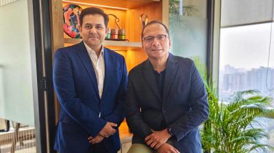 Manas Lahiri (left) and Rana Barua