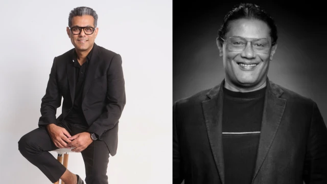 Dheeraj Sinha (left) and Amitesh Rao
