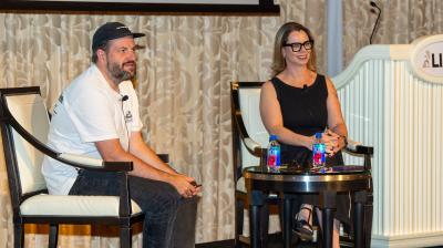 Till Diestel (left) and Juliana Constantino 