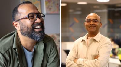  Ashit Chakravarty (left) and Dheeraj Renganath