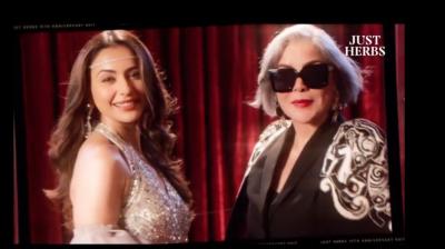 Rakul Preet SIngh and Zeenat Aman for Just Herbs 