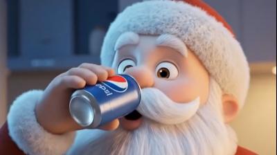 Screenshot from an ad created by Kiss Films for Pepsi