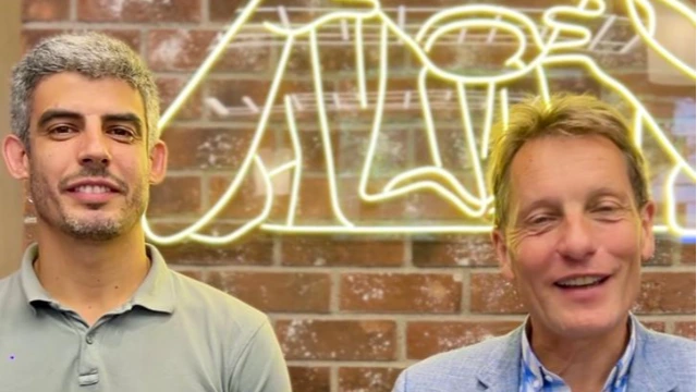 Francisco Neves (left) and Andy Hornby