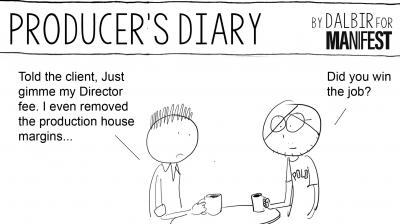 Dalbir Singh in discussion with a director