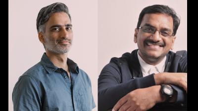 Iraj Fraz (left) and S Subramanyeswar