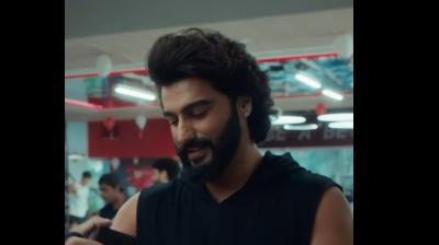 Arjun Kapoor for the boAt and Flipkart Minutes campaign