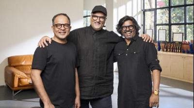 From left: Vijay Sawant, Dharam Valia and Mahesh Gharat