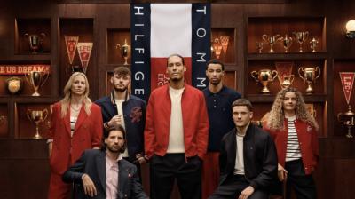 Clockwise: Gemma Bonner, Conor Bradley, Virgil Van Dijk, Hugo Ekiteke, Leanne Kiernan, Florian Wirtz and Dominik Szoboszlai