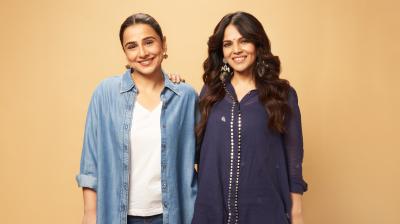 Vidya Balan (left) and Namita Thapar