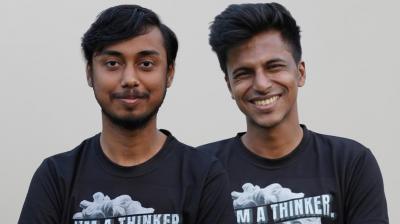 Aryan Anurag, co-founder, Binge Labs (left) and Divye Agarwal, co-founder, Binge Labs.