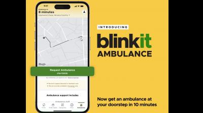 Blinkit ambulance service 